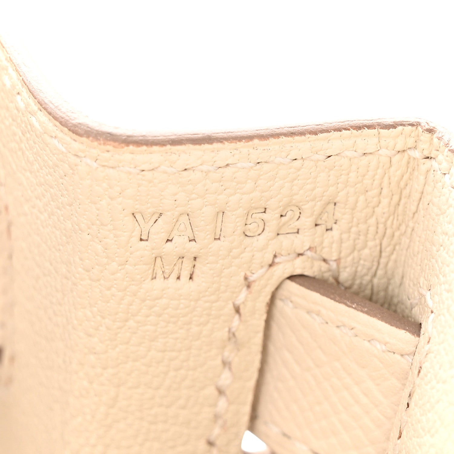 Hermes Epsom Kelly Sellier 28 Craie 7 of 11