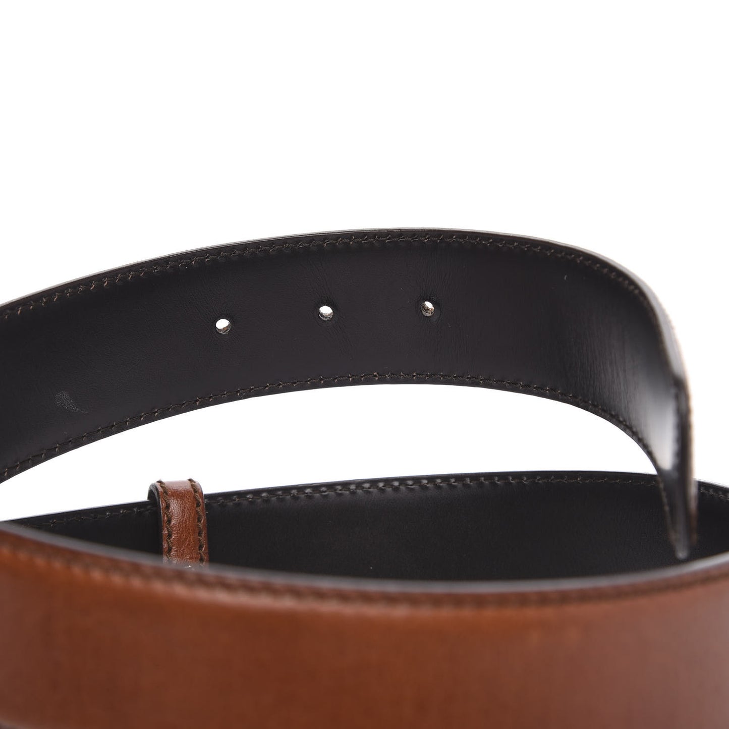 Calfskin Bamboo G Belt 70 28 Brown