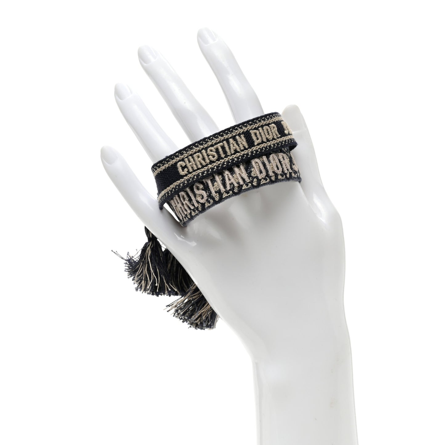 Woven Cotton J'Adior Friendship Bracelet Set Navy
