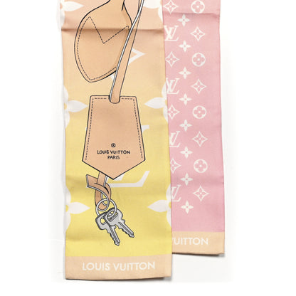 Louis Vuitton Silk Monogram Gradient By The Pool Bandeau Pink 2 of 4