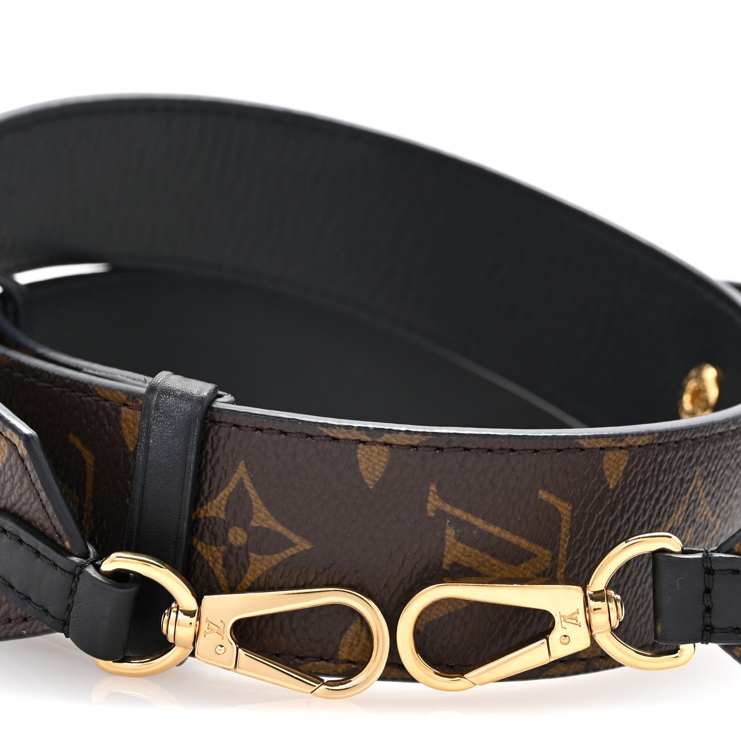 Louis Vuitton Monogram Adjustable Bandouliere Shoulder Strap Black 5 of 10