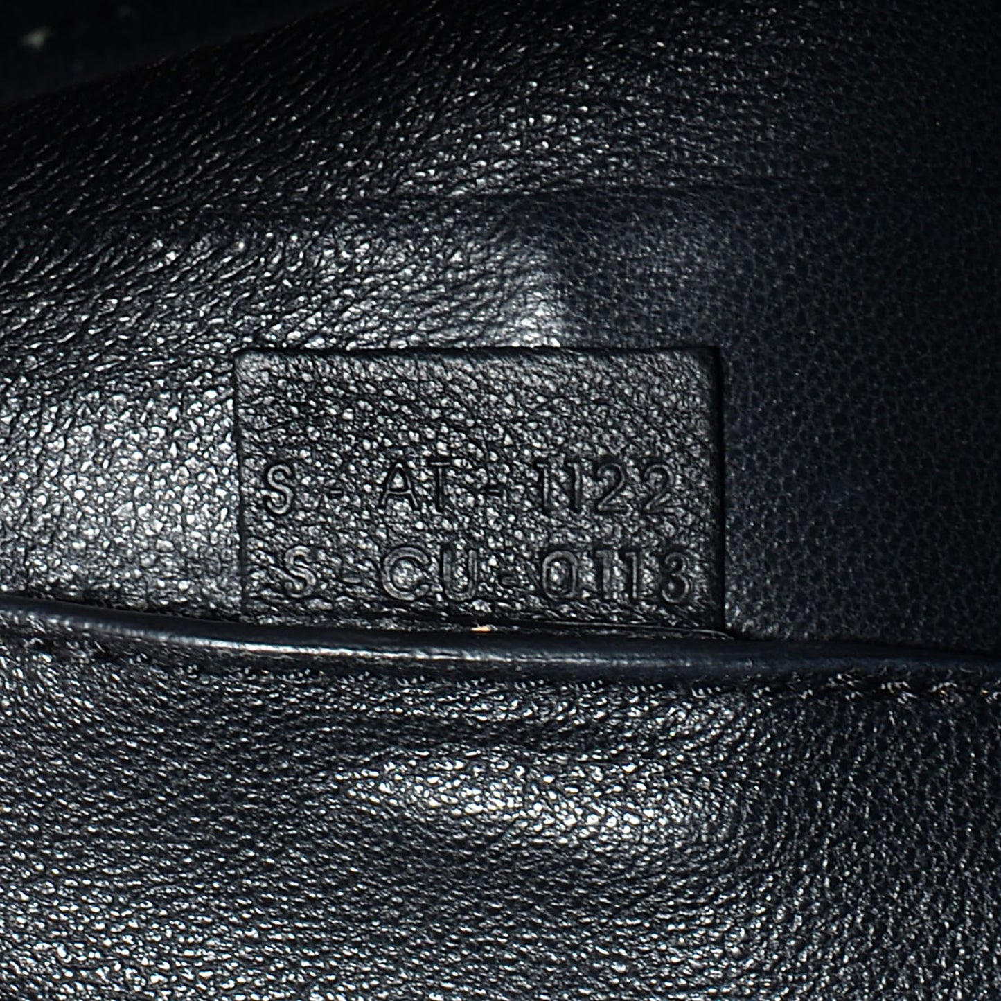 Smooth Calfskin Large Edge Shoulder Bag Black