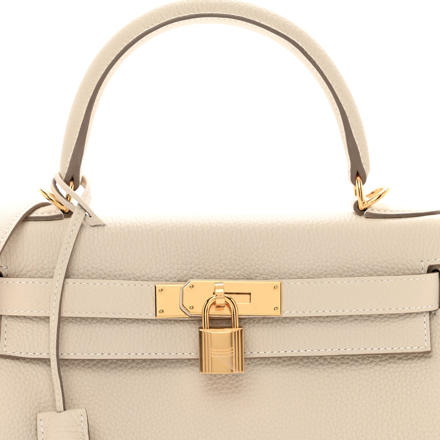 Hermes Togo Kelly Retourne 28 Craie 5 of 11