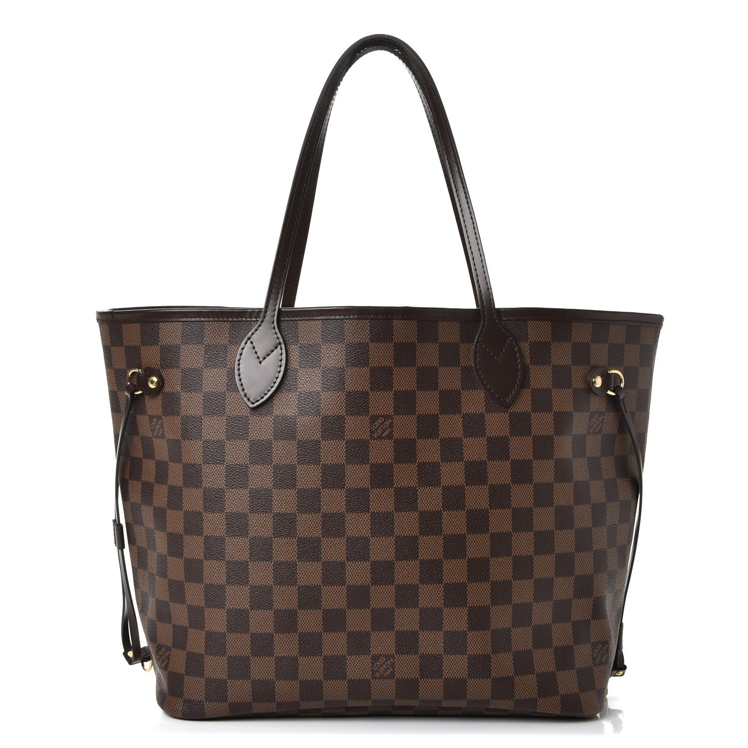 Louis Vuitton Damier Ebene Neo Neverfull MM Rose Ballerine 1 of 11