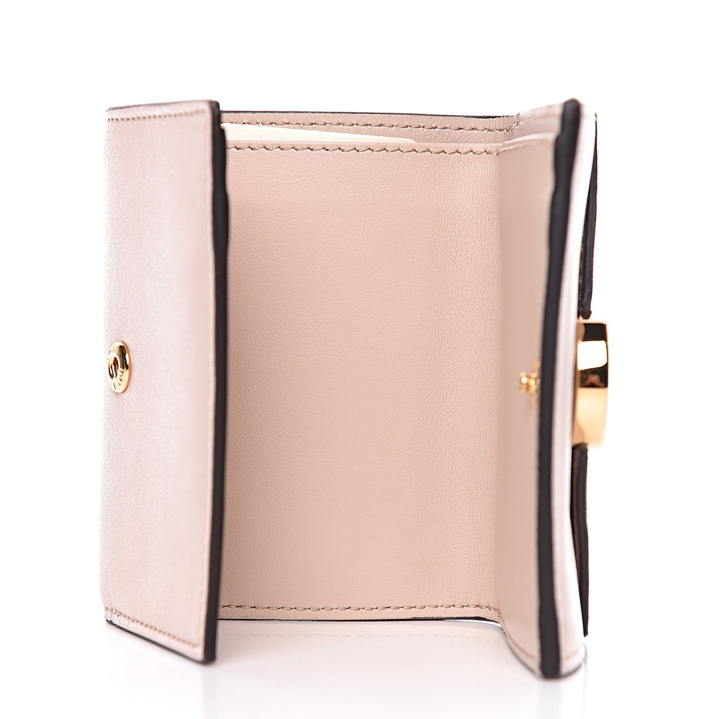 Vitello Liberty Lucido F is Fendi Micro Tri-Fold Envelope Wallet Soap
