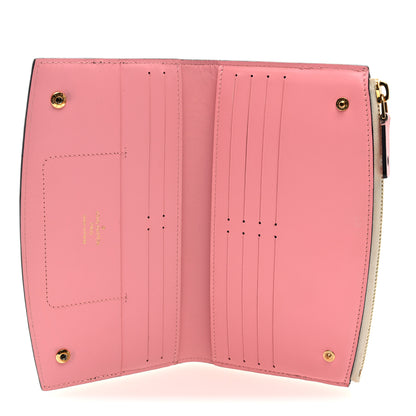 Louis Vuitton Calfskin City Steamer Wallet Kaki White 5 of 6