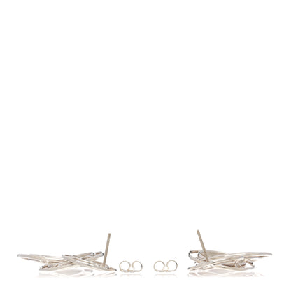 Tiffany Sterling Silver Atlas Triple Drop Earrings 3 of 4