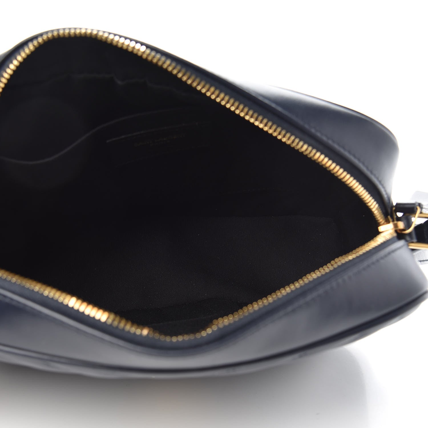 Saint Laurent Calfskin Matelasse Monogram Lou Camera Bag Navy 5 of 9