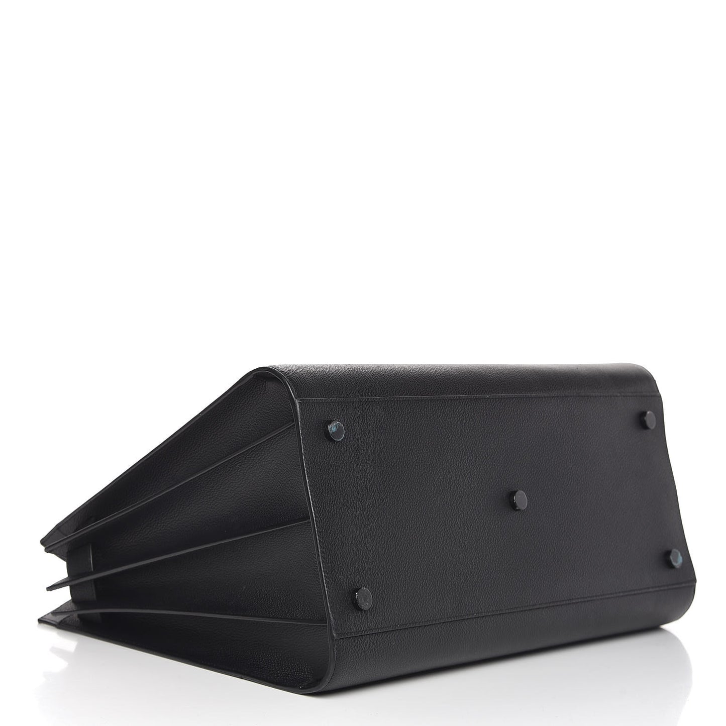Grained Calfskin Large Sac De Jour Carryall Black