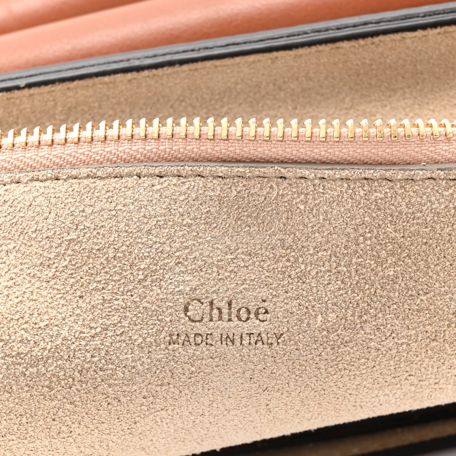 Chloe Suede Calfskin Medium Faye Shoulder Bag Tobacco 6 of 10