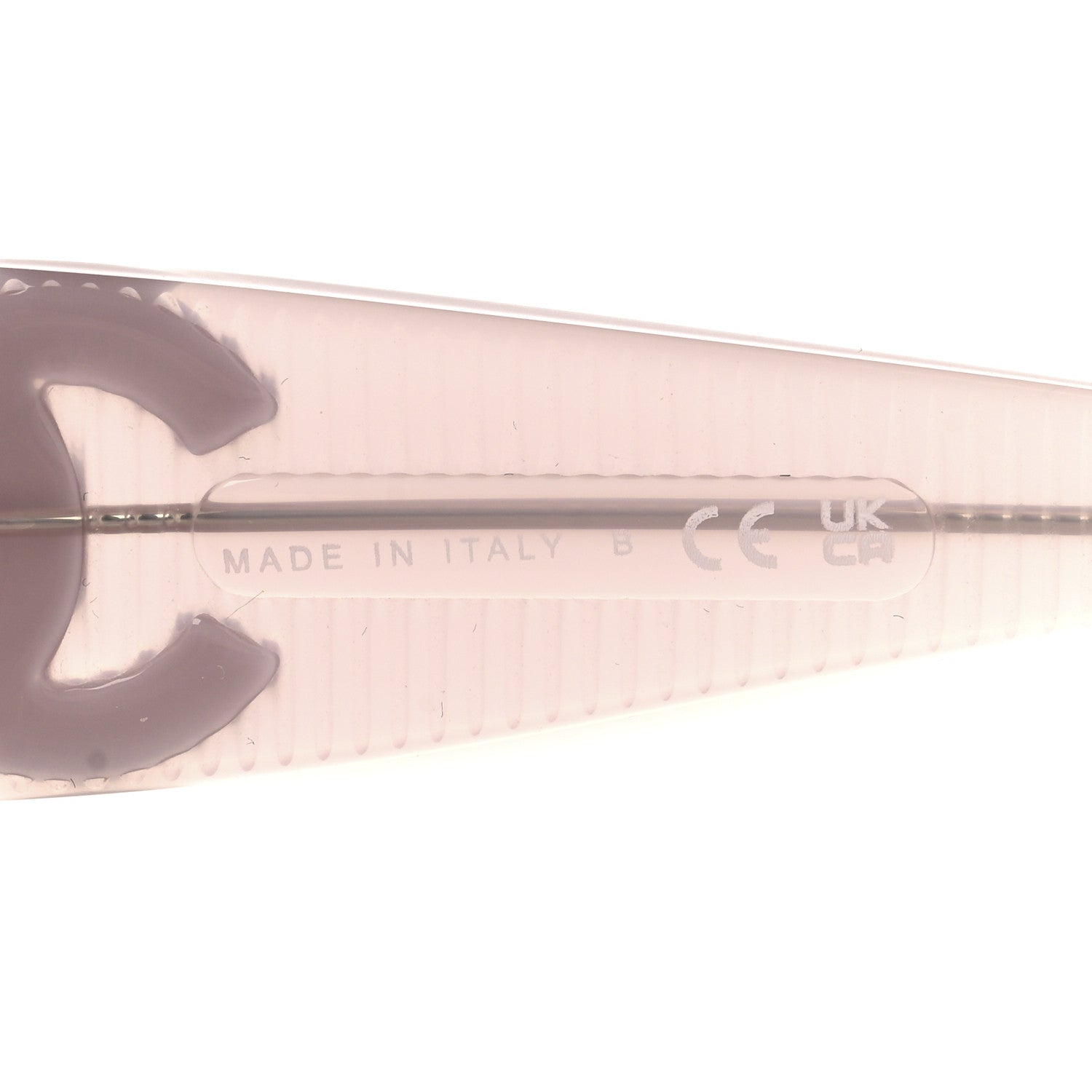 Chanel Acetate Shield Sunglasses 5495 Light Pink 6 of 7