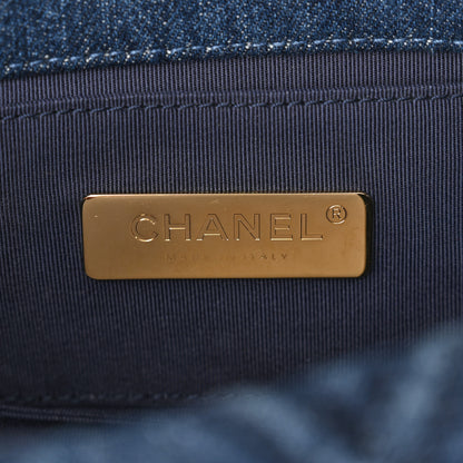 Chanel Denim Quilted Chanel 19 Waist Bag Blue 6 of 11
