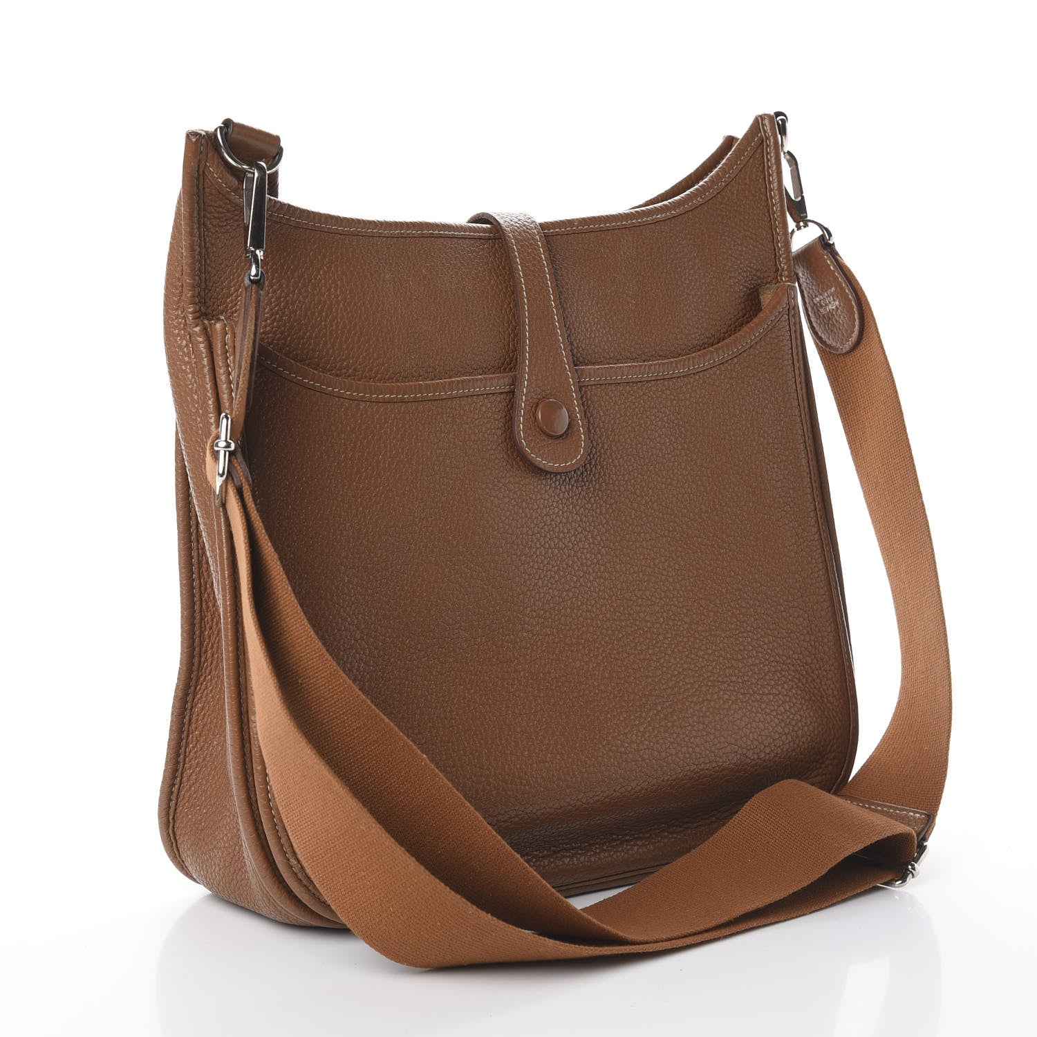 Hermes Taurillon Clemence Evelyne III GM Gold 2 of 9
