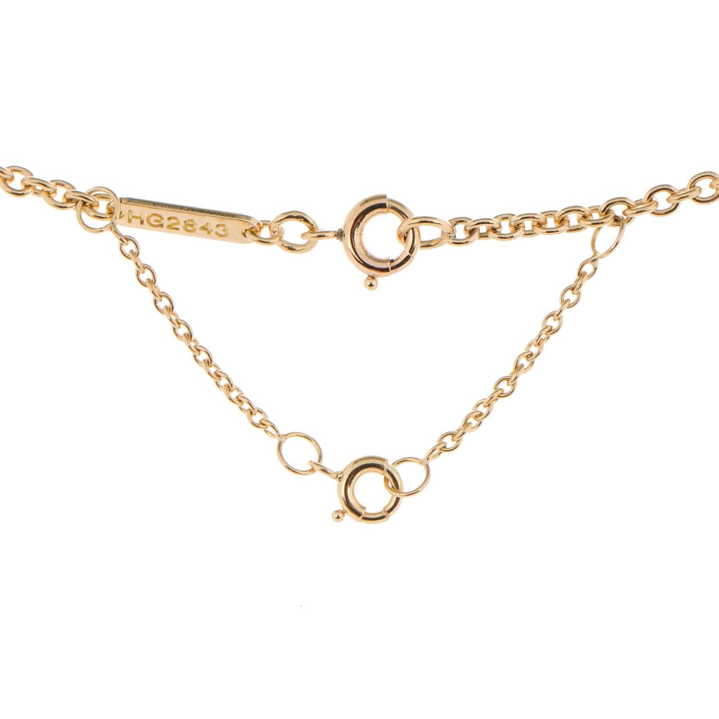 18K Pink Yellow White Gold Trinity Pendant Necklace
