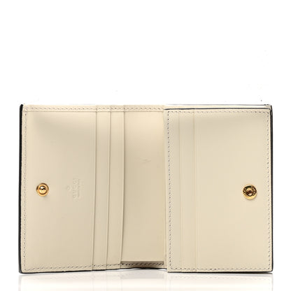 Gucci GG Supreme Monogram Les Pommes Card Case Wallet Beige Multicolor Mystic White 4 of 6