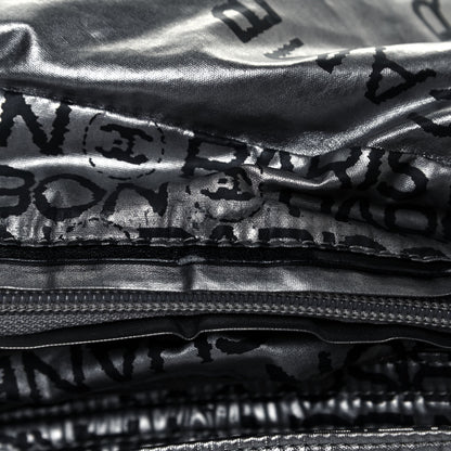 Chanel Metallic Coated Canvas Unlimited Ligne Shoulder Bag Silver 13 of 13