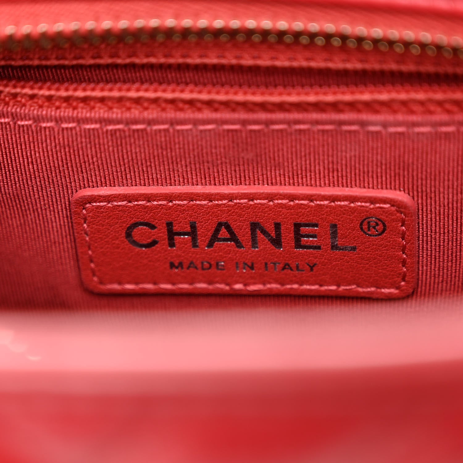 Chanel Aged Calfskin Chevron Quilted Small Gabrielle Hobo Red 6 of 10
