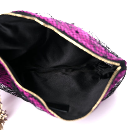 Jimmy Choo Callie Clutch Purple 6 of 9