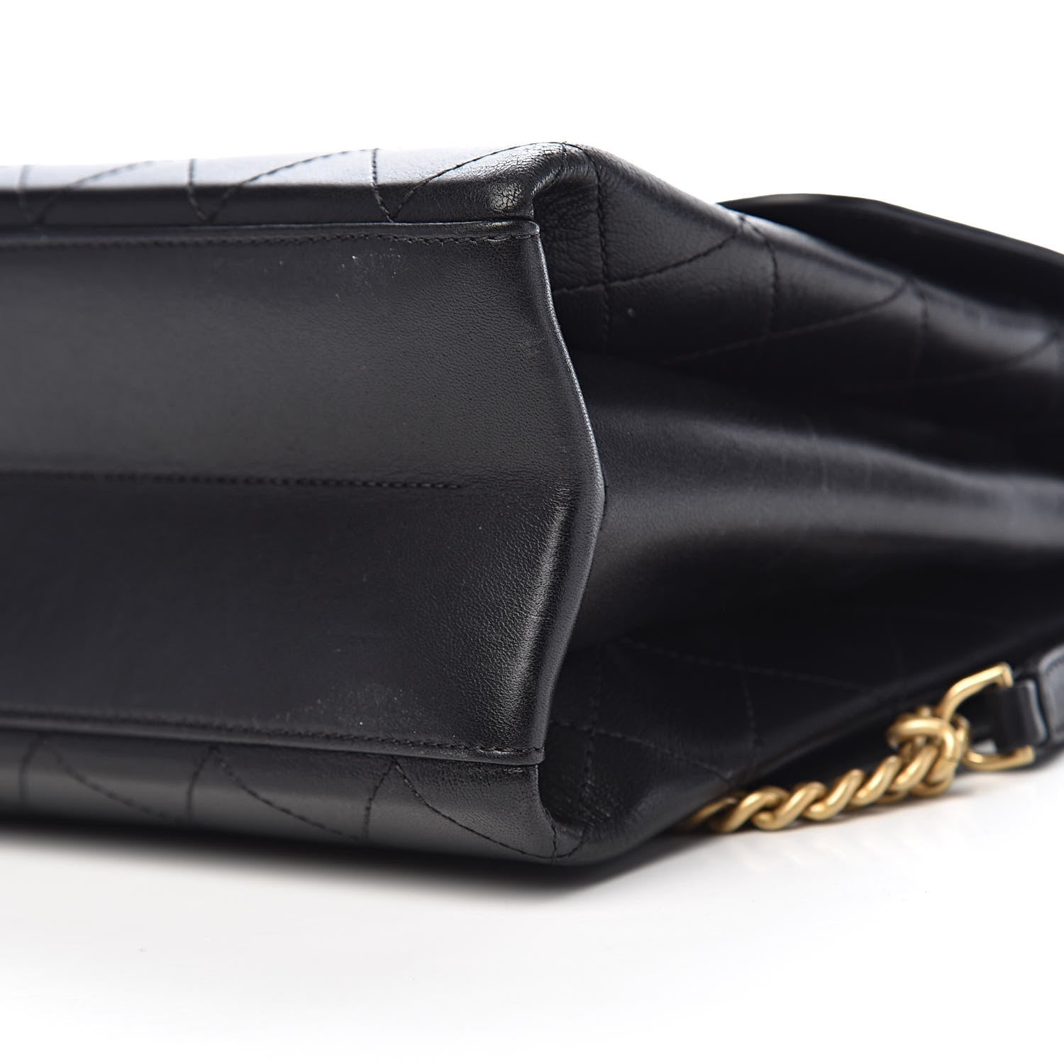 Chanel Goatskin Stitched Flap Black 18 of 18