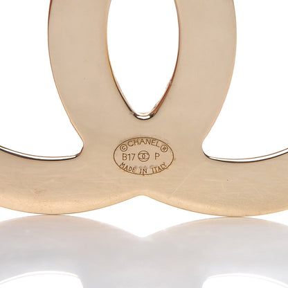 Chanel Metal CC Brooch Light Gold 4 of 5