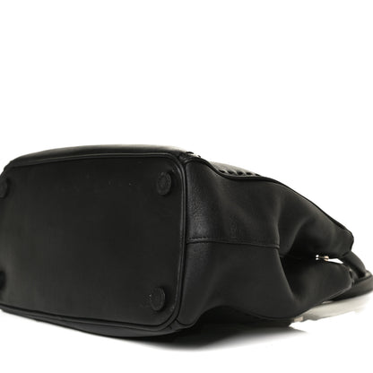 Prada City Calf Hand Stitched Small Galleria Double Zip Tote Black 11 of 14