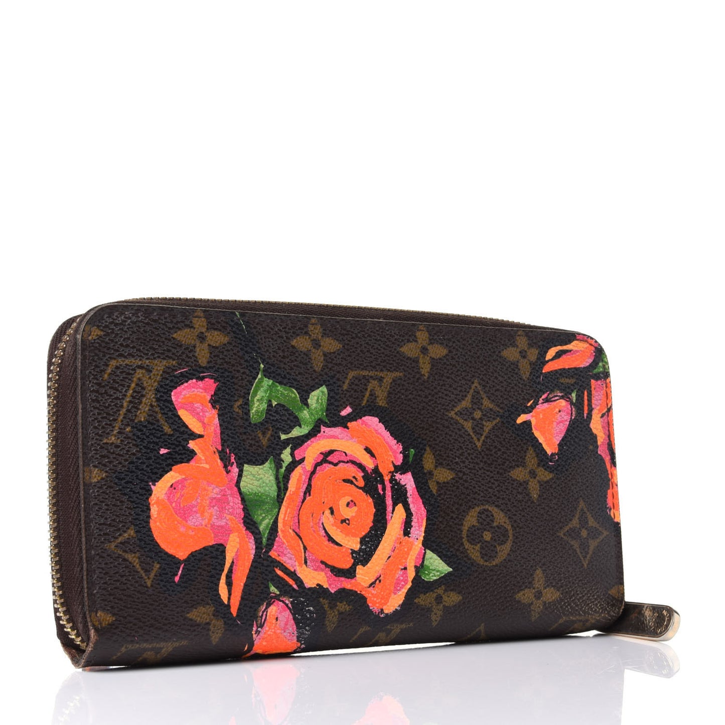 Monogram Roses Zippy Wallet