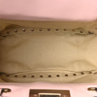 Valentino Garavani Vitello Mini Rockstud Tote Water Rose 5 of 9