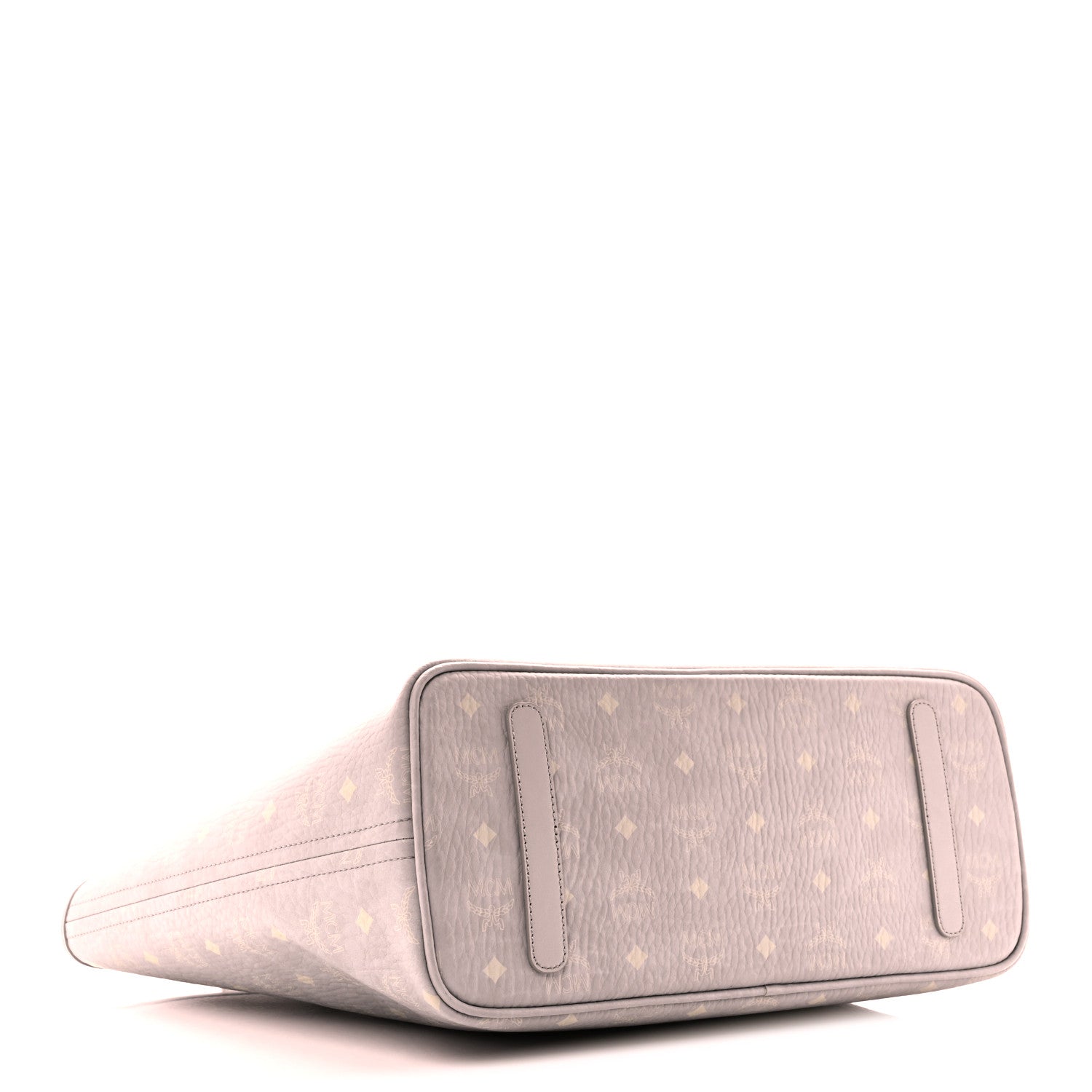 MCM Visetos Medium Aren Shopper Tote Misty Gray 1798209 – FASHIONPHILE