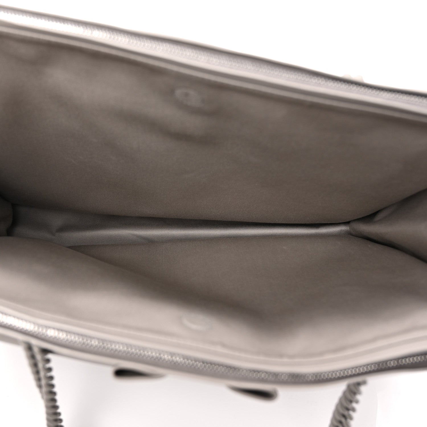 Salvatore Ferragamo Calfskin Large Viva Bow Tote Grey 5 of 9