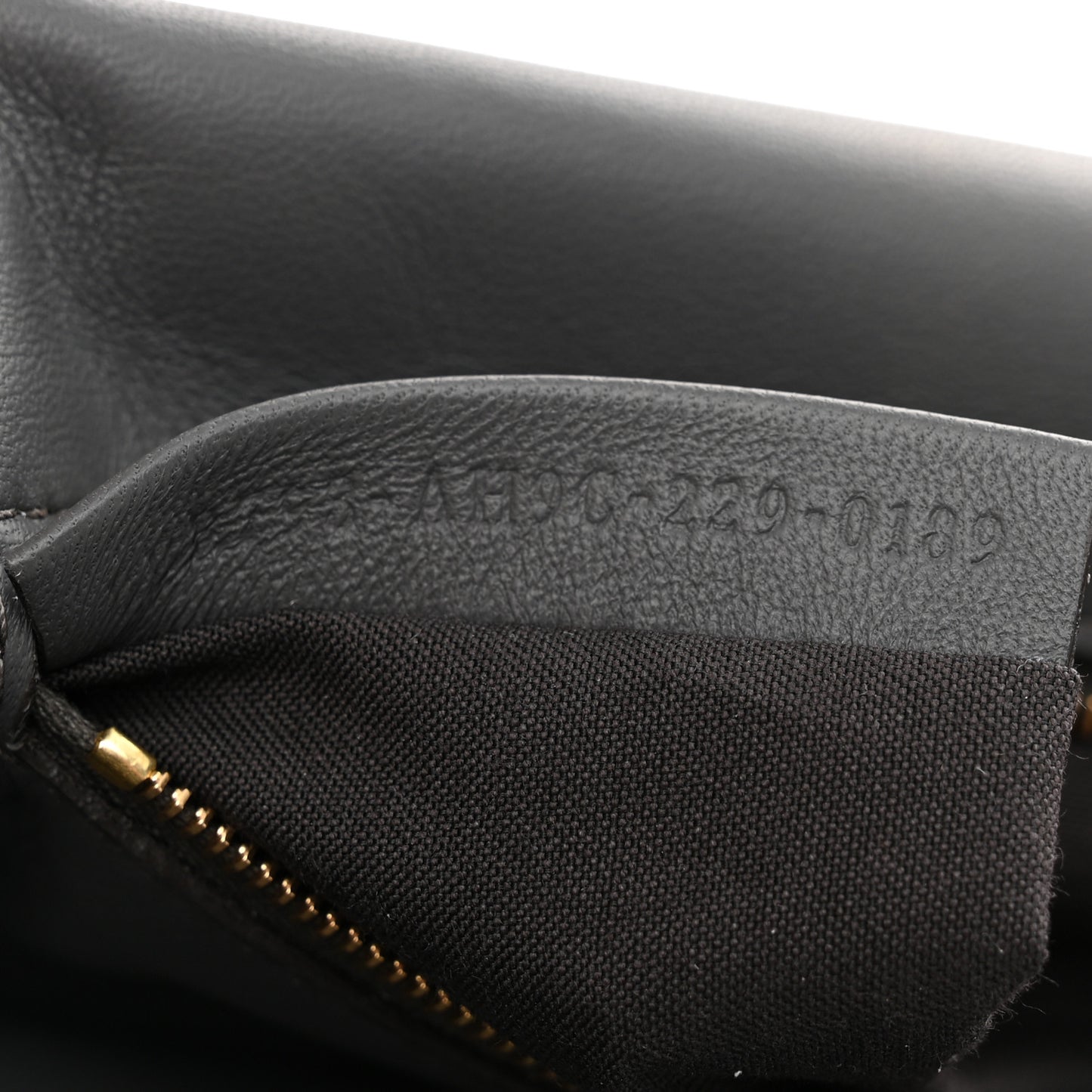 Nappa Small FF Embossed Mid Chain Baguette Anthracite