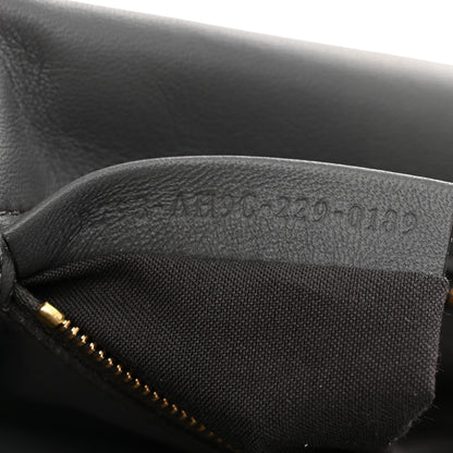 Fendi Nappa Small FF Embossed Mid Chain Baguette Anthracite 7 of 10