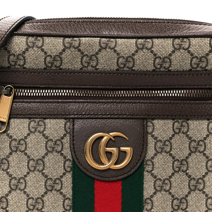 Gucci GG Supreme Monogram Web Small Ophidia Messenger Bag Brown 17 of 21