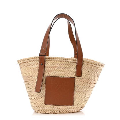 Loewe Raffia Basket Tote Bag Natural Tan 1 of 10