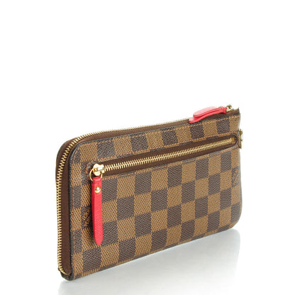 Louis Vuitton Damier Ebene Complice Trunks and Bags Wallet Red 3 of 7