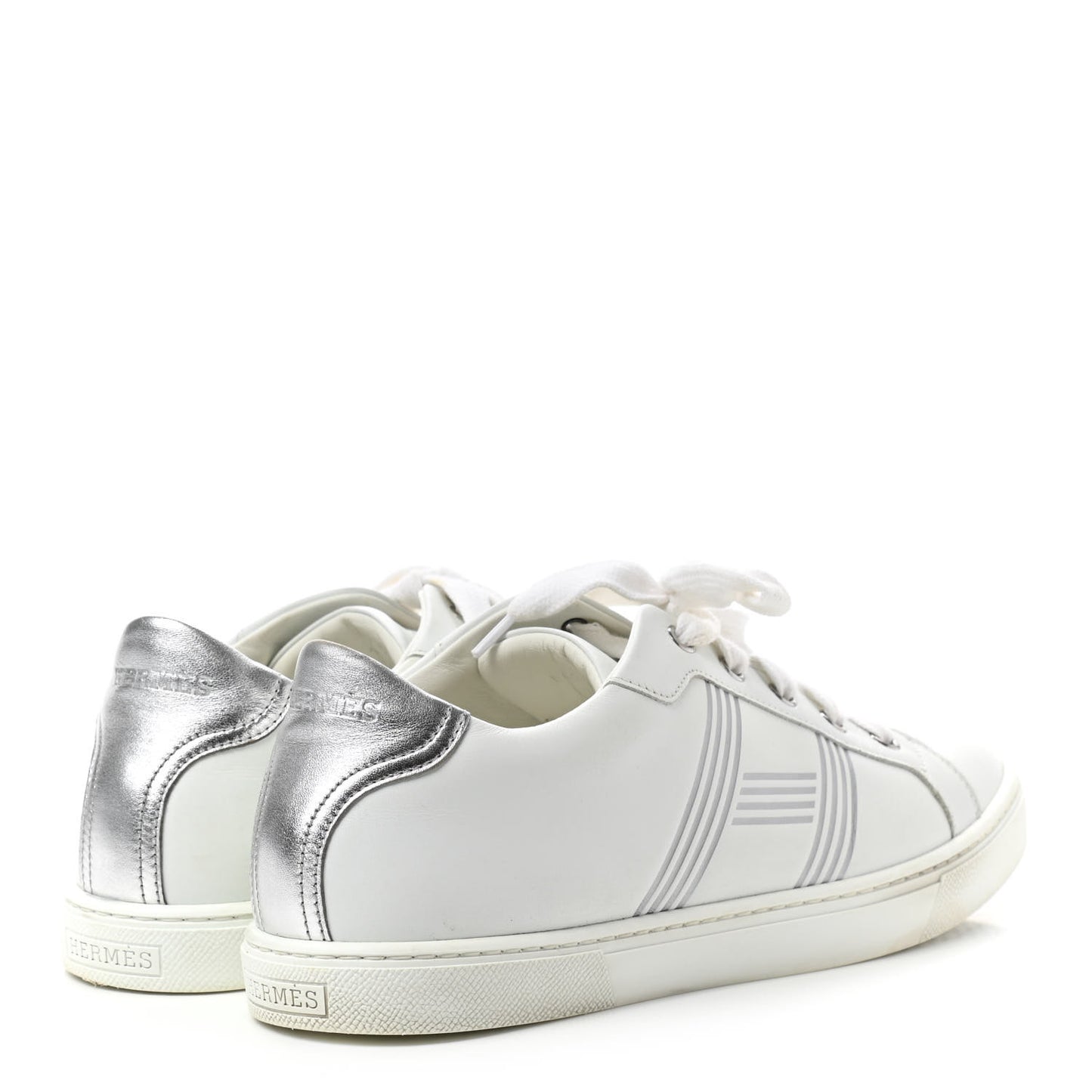 Nappa Womens Avantage Sneakers 40 White Argent