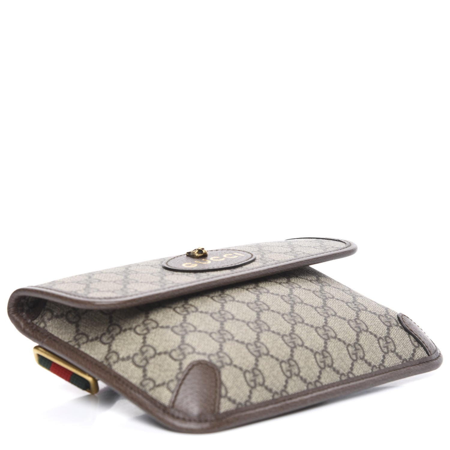 Gucci GG Supreme Monogram Neo Vintage Web Belt Bag Brown 4 of 10