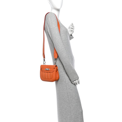 Hermes Swift Mini Sac Berline Orange 2 of 12