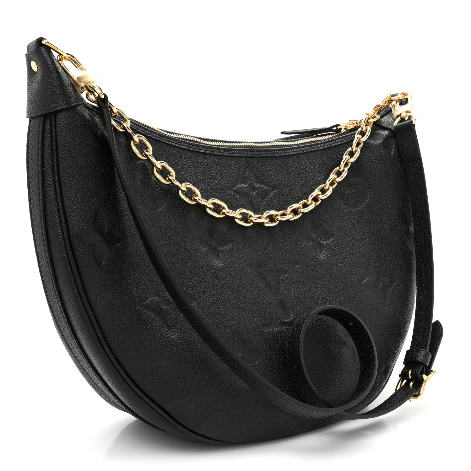 Louis Vuitton Empreinte Monogram Giant Loop Hobo Black 4 of 10