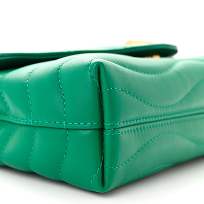 Louis Vuitton Calfskin New Wave Chain Bag MM NM Emerald 8 of 10