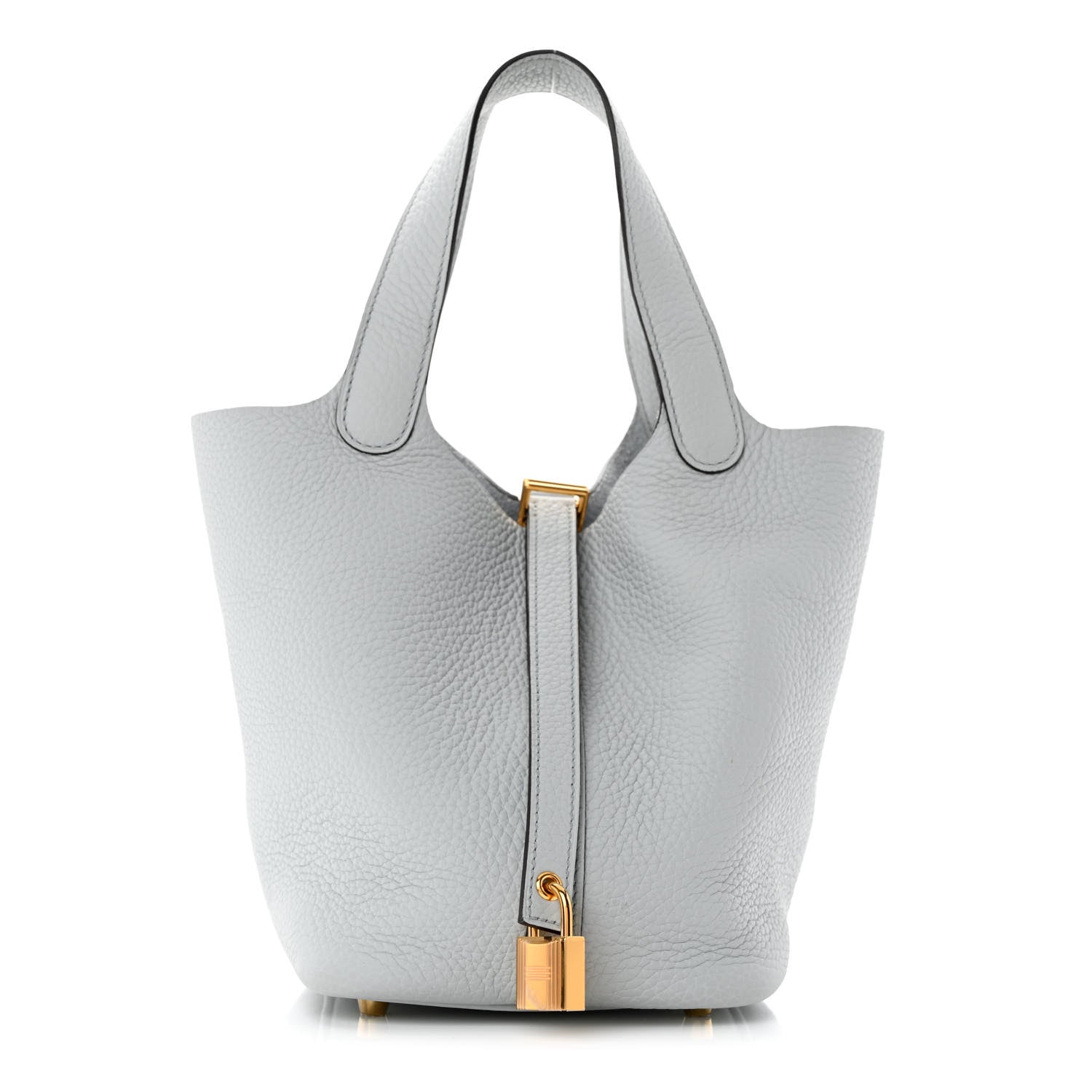 Hermes Taurillon Clemence Picotin Lock 18 PM Bleu Pale 1 of 11