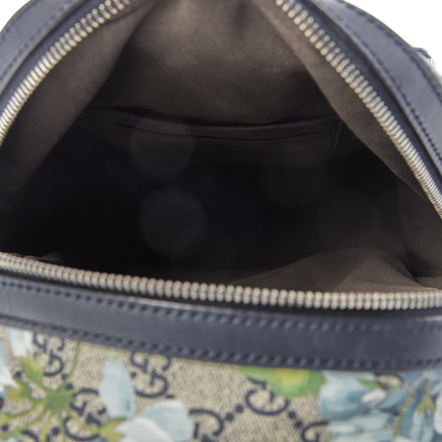 Gucci GG Supreme Monogram Blooms Small Day Backpack Blue 4 of 8