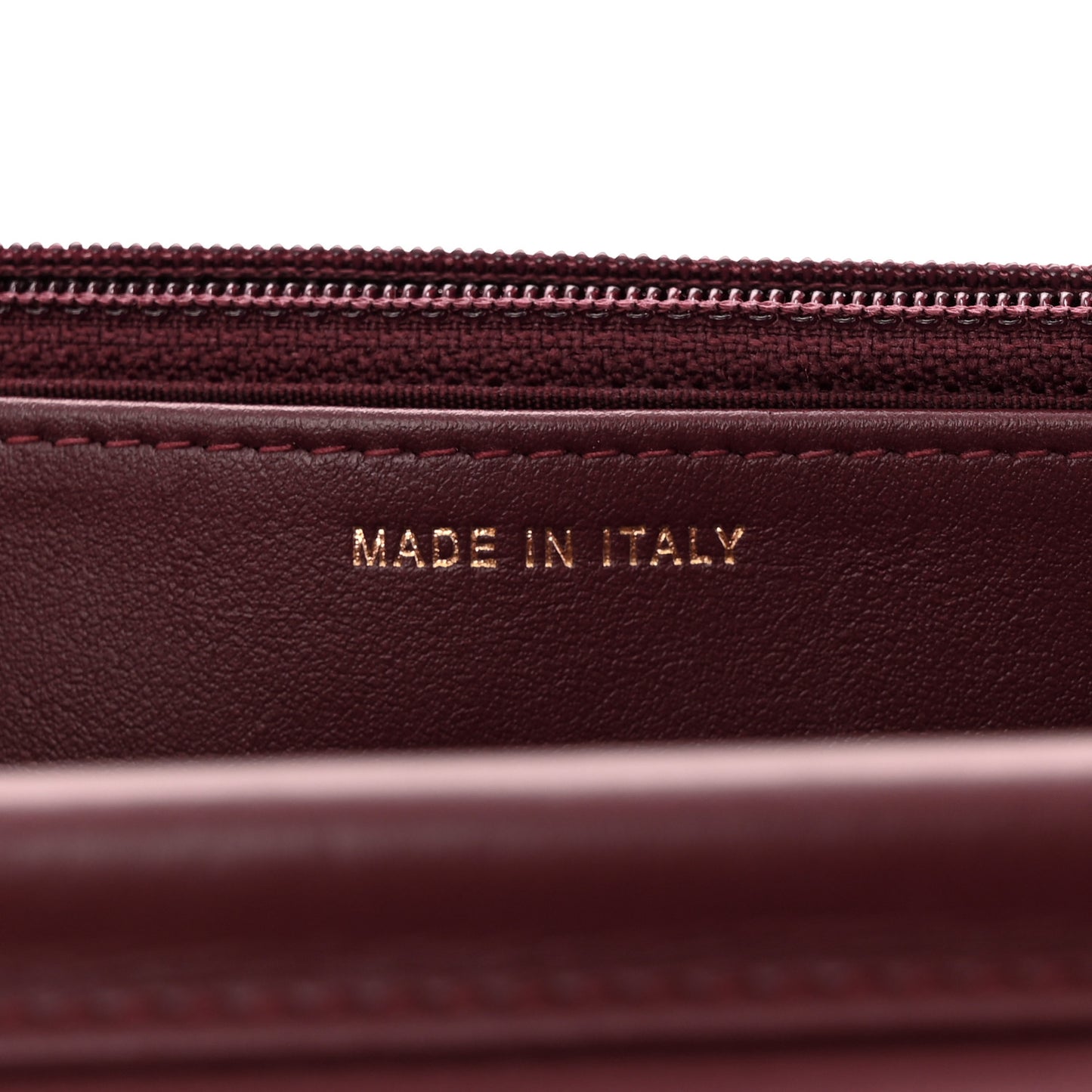 Velvet Quilted Pearl Crush Wallet On Chain WOC Burgundy