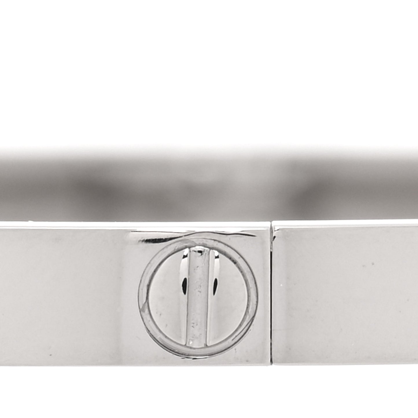 18K White Gold Small LOVE Bracelet 16