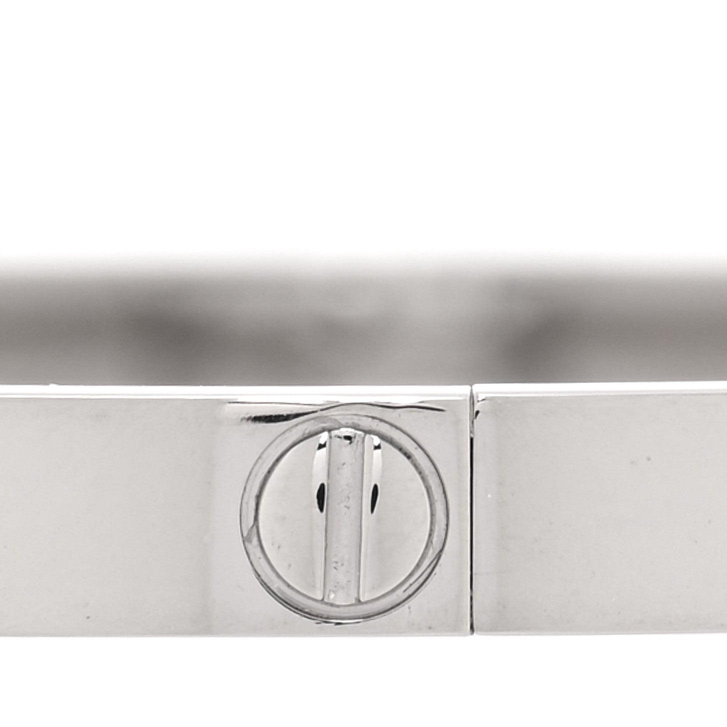 Cartier 18K White Gold Small LOVE Bracelet 16 5 of 7