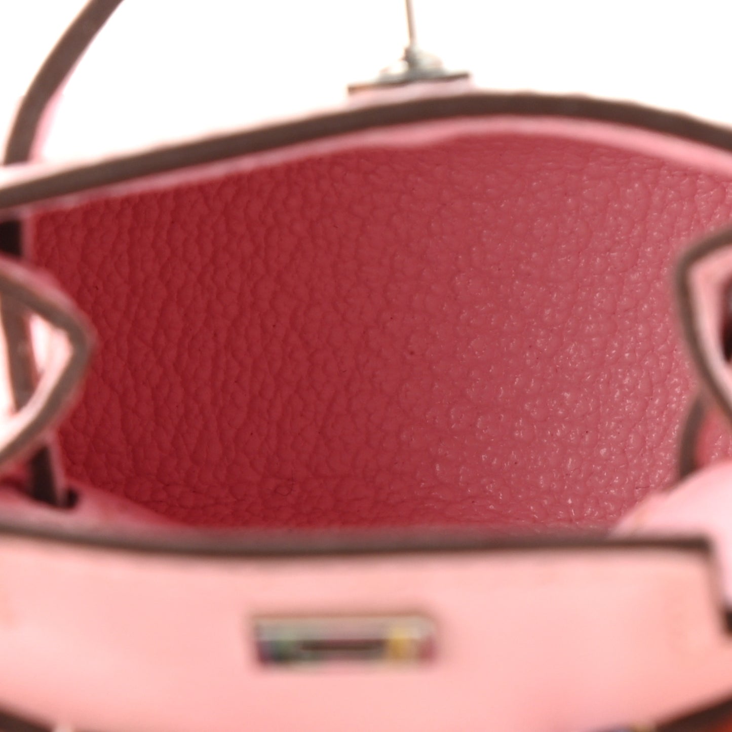 Tadelakt Mini Kelly Twilly Bag Charm Rose Sakura