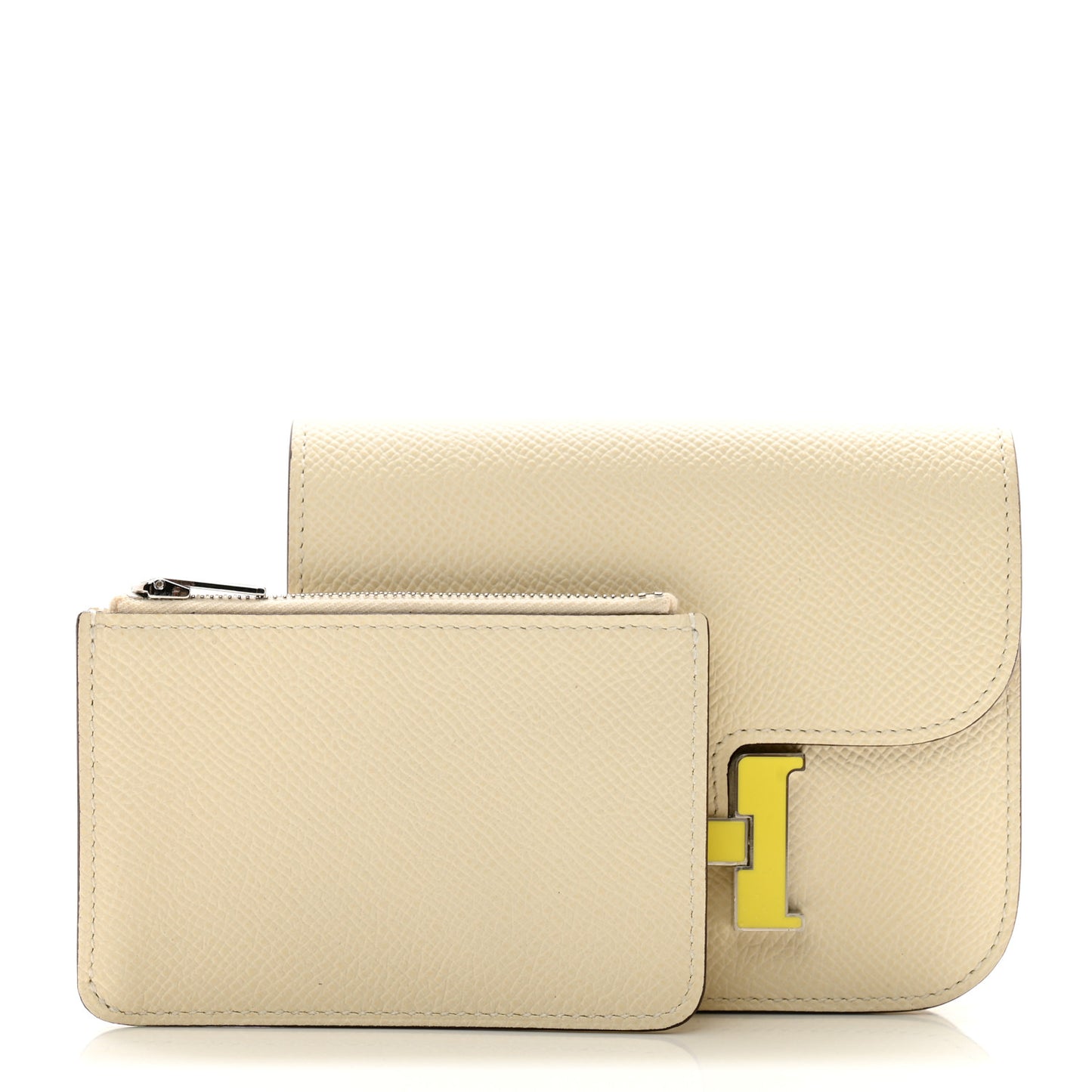 Epsom Constance Slim Wallet Nata Jaune Soleil