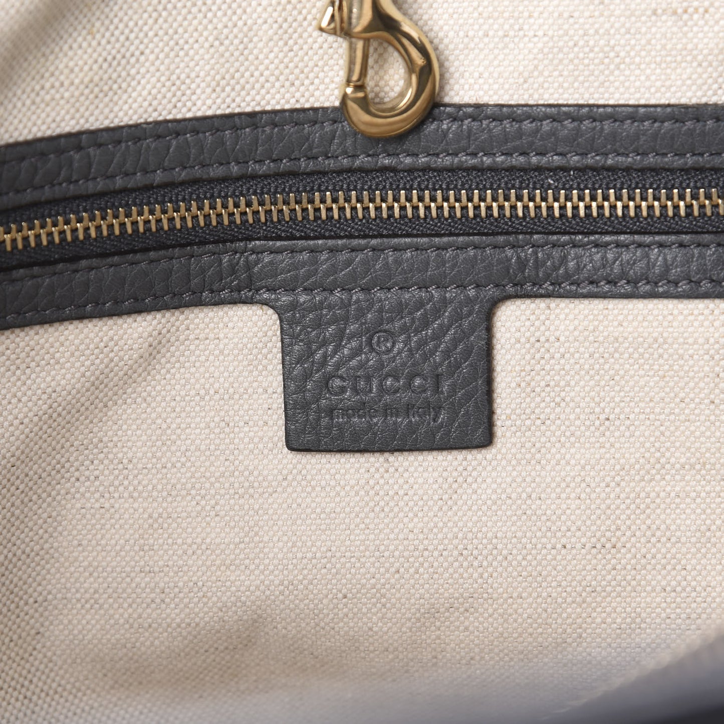 Monogram Medium Bella Tote Grey