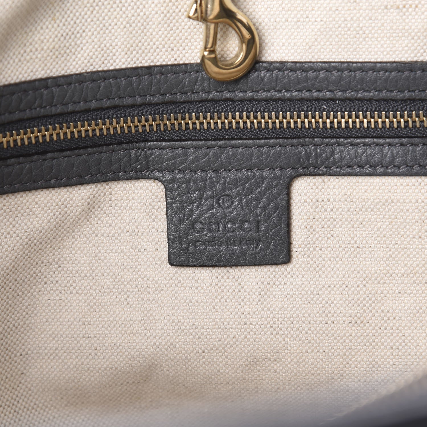 Gucci Monogram Medium Bella Tote Grey 8 of 11