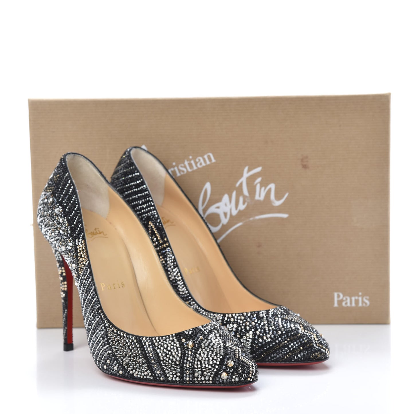 Suede Strass Eloise 100 Pumps 35.5 Black