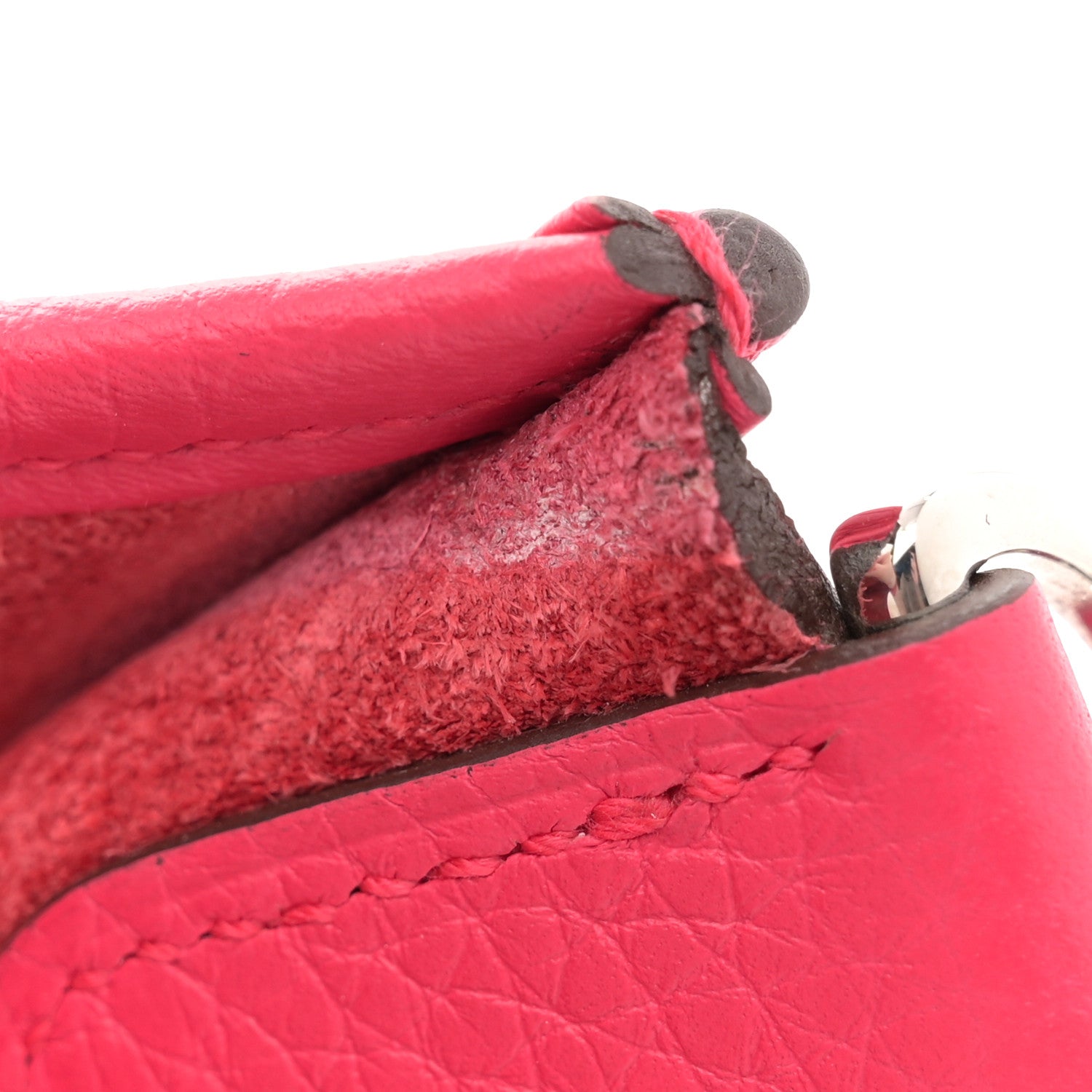 Hermes Taurillon Clemence Evelyne III PM Rose Extreme 11 of 13